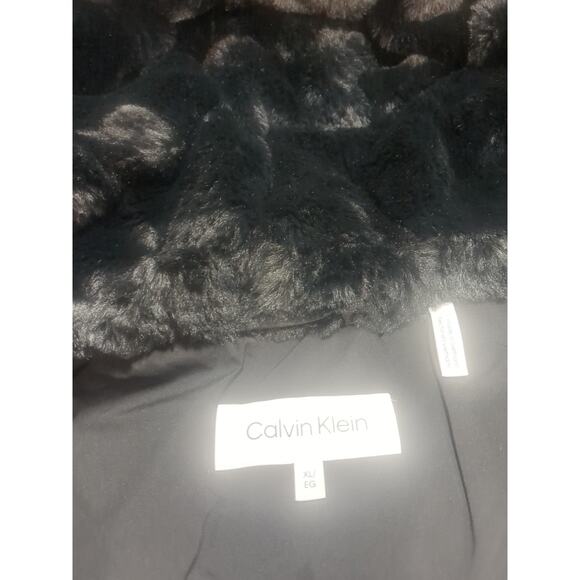 Calvin Klein Women’s Long Parka Coat Down Black XL - Picture 7 of 8